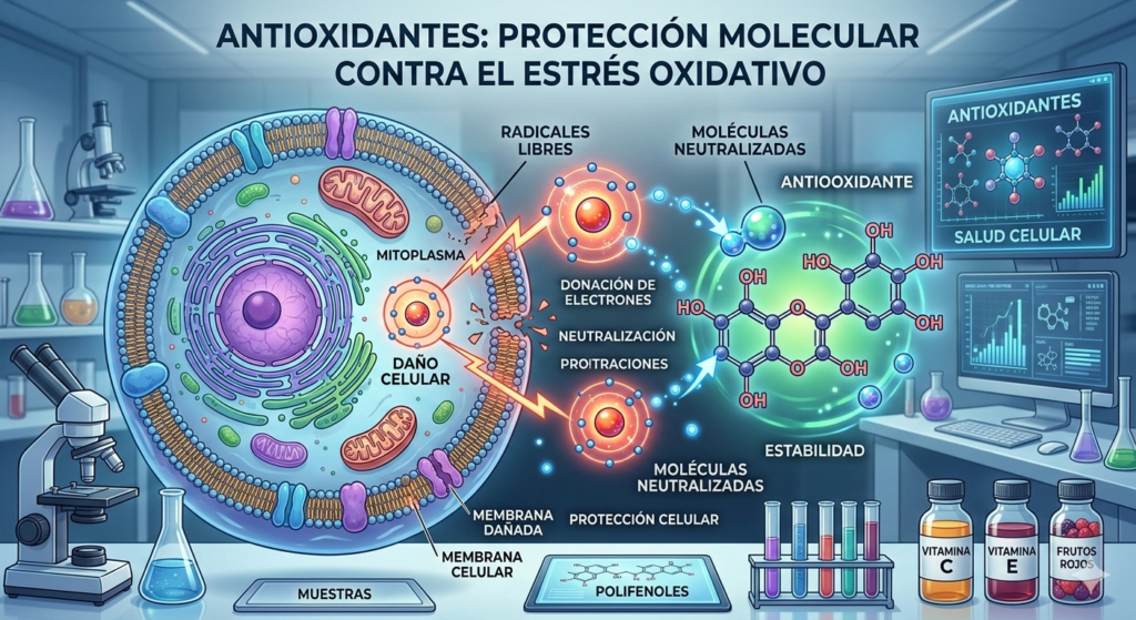 Mecansimo de los antioxidantes en las celulas