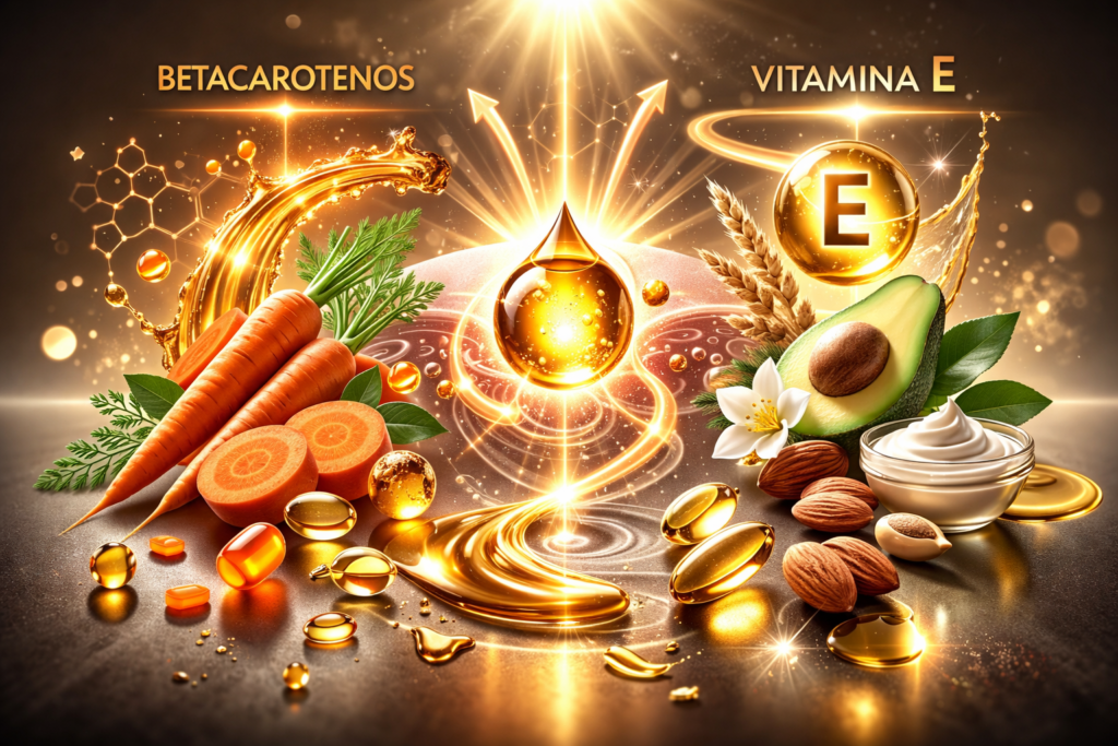 Los betacarotenos y la vitamina E se consideran microntrientes