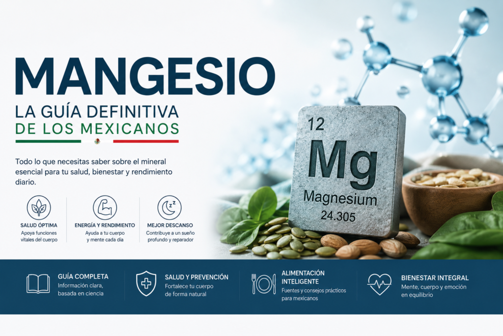 El magnesio: un micronutriente esencial involucrado en más de 300 reacciones bioquímicas clave para la salud humana.